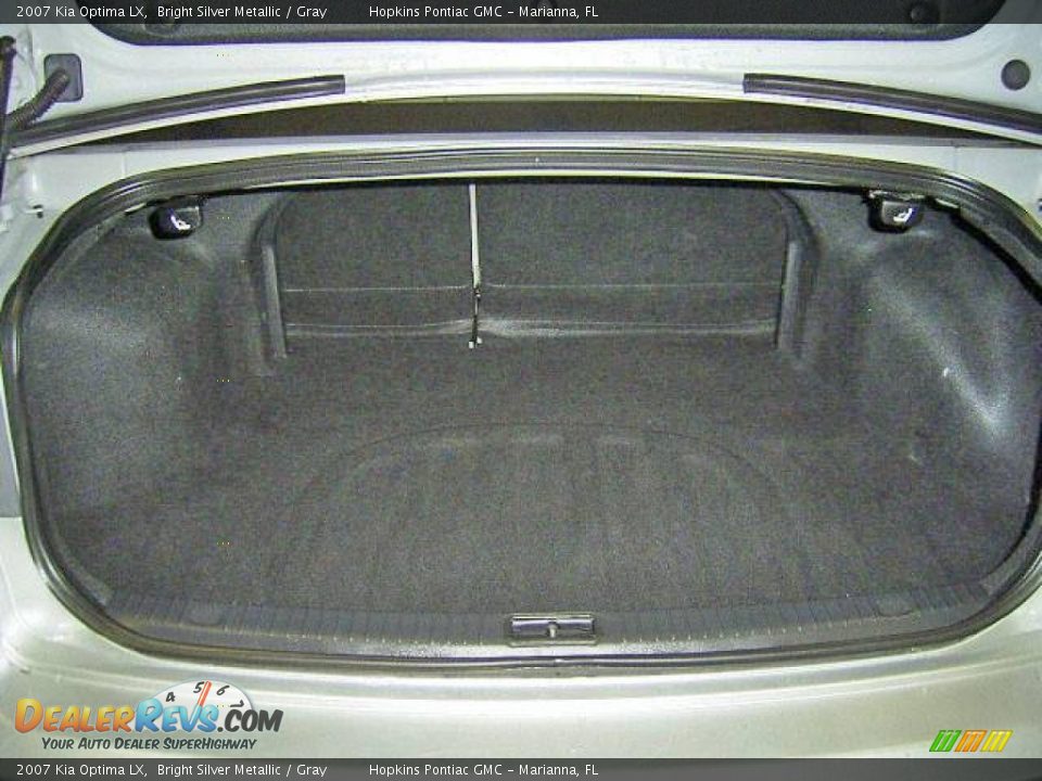 2007 Kia Optima LX Bright Silver Metallic / Gray Photo #10
