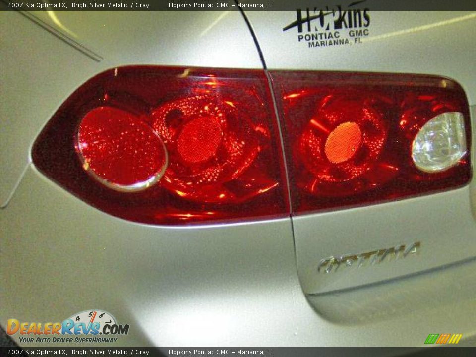 2007 Kia Optima LX Bright Silver Metallic / Gray Photo #17