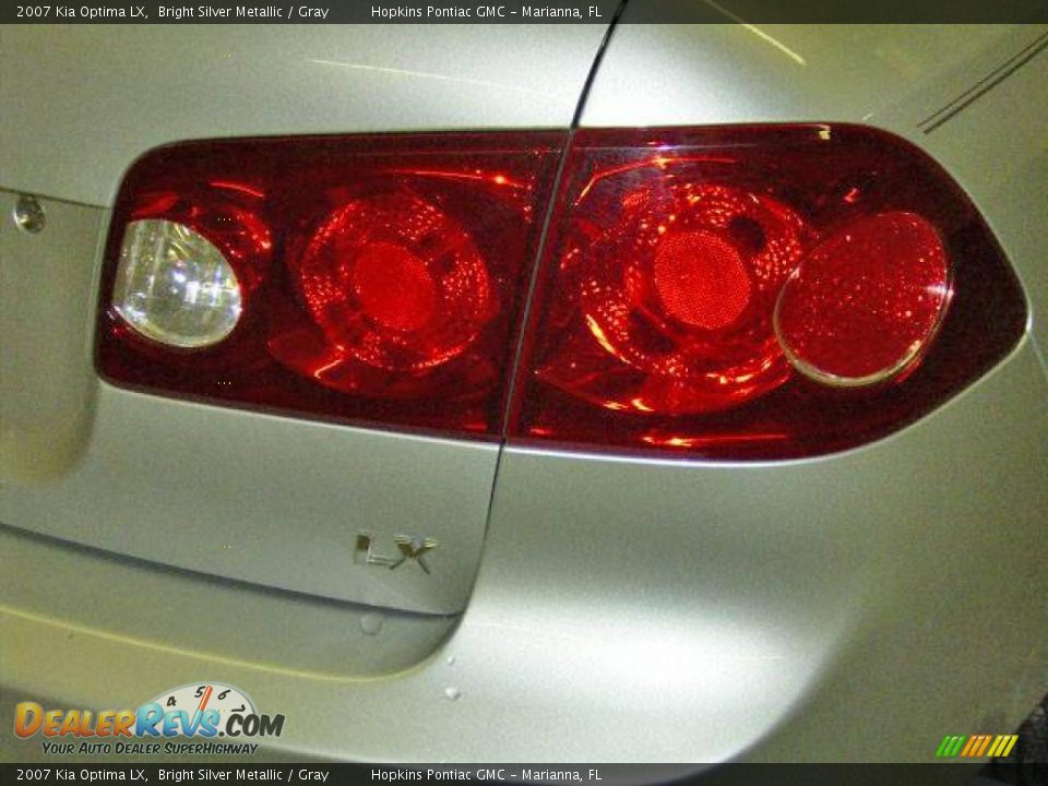 2007 Kia Optima LX Bright Silver Metallic / Gray Photo #18