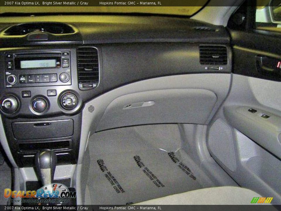 2007 Kia Optima LX Bright Silver Metallic / Gray Photo #31