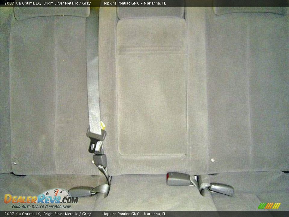 2007 Kia Optima LX Bright Silver Metallic / Gray Photo #32