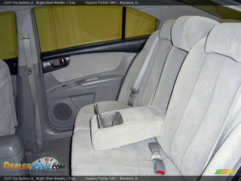 2007 Kia Optima LX Bright Silver Metallic / Gray Photo #35