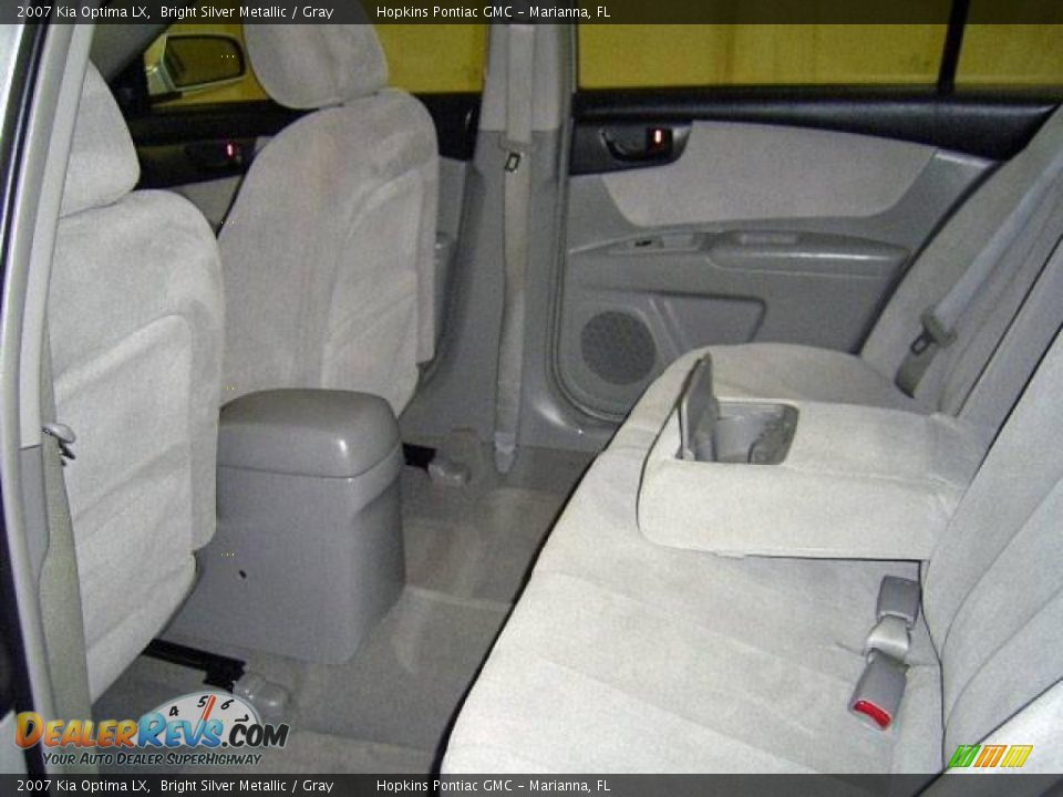 2007 Kia Optima LX Bright Silver Metallic / Gray Photo #36