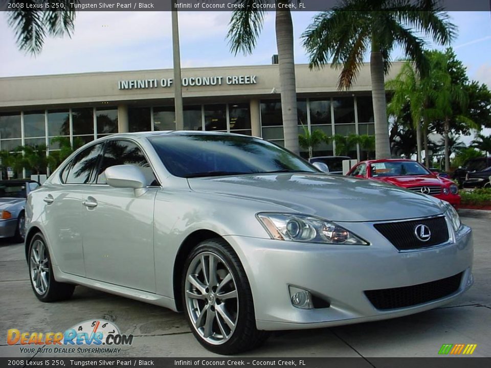 2008 Lexus IS 250 Tungsten Silver Pearl / Black Photo #1