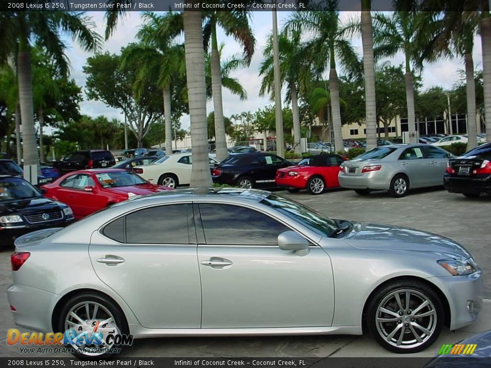 2008 Lexus IS 250 Tungsten Silver Pearl / Black Photo #2