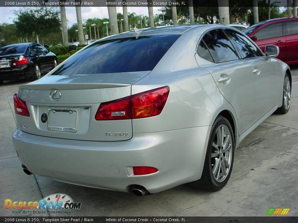 2008 Lexus IS 250 Tungsten Silver Pearl / Black Photo #3