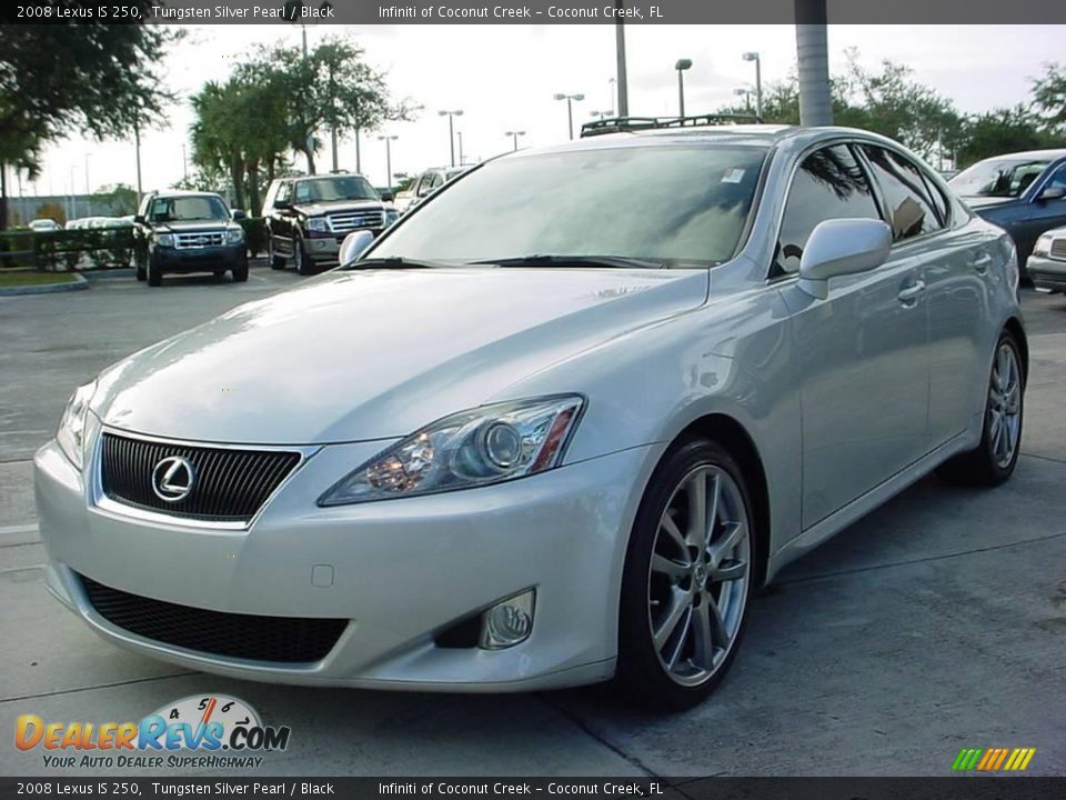 2008 Lexus IS 250 Tungsten Silver Pearl / Black Photo #7