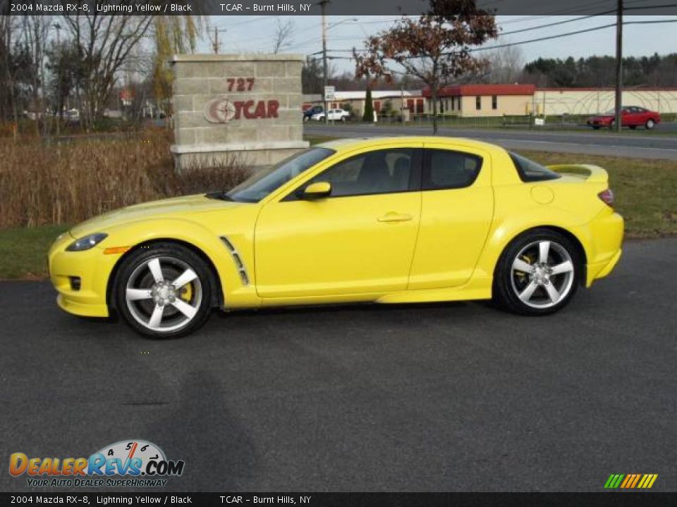 2004 Mazda RX-8 Lightning Yellow / Black Photo #1