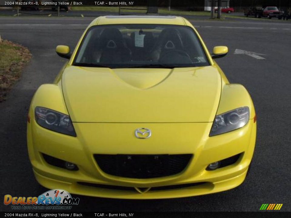 2004 Mazda RX-8 Lightning Yellow / Black Photo #3