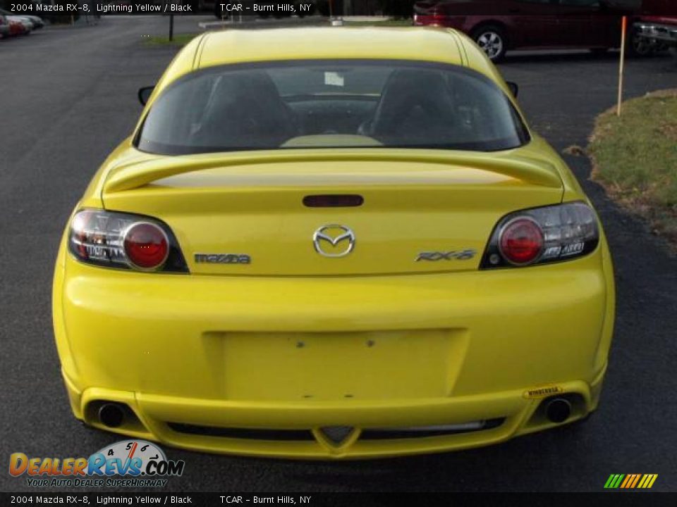 2004 Mazda RX-8 Lightning Yellow / Black Photo #5