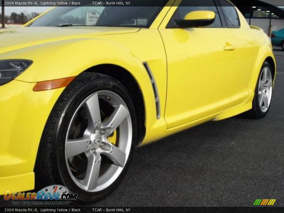 2004 Mazda RX-8 Lightning Yellow / Black Photo #6