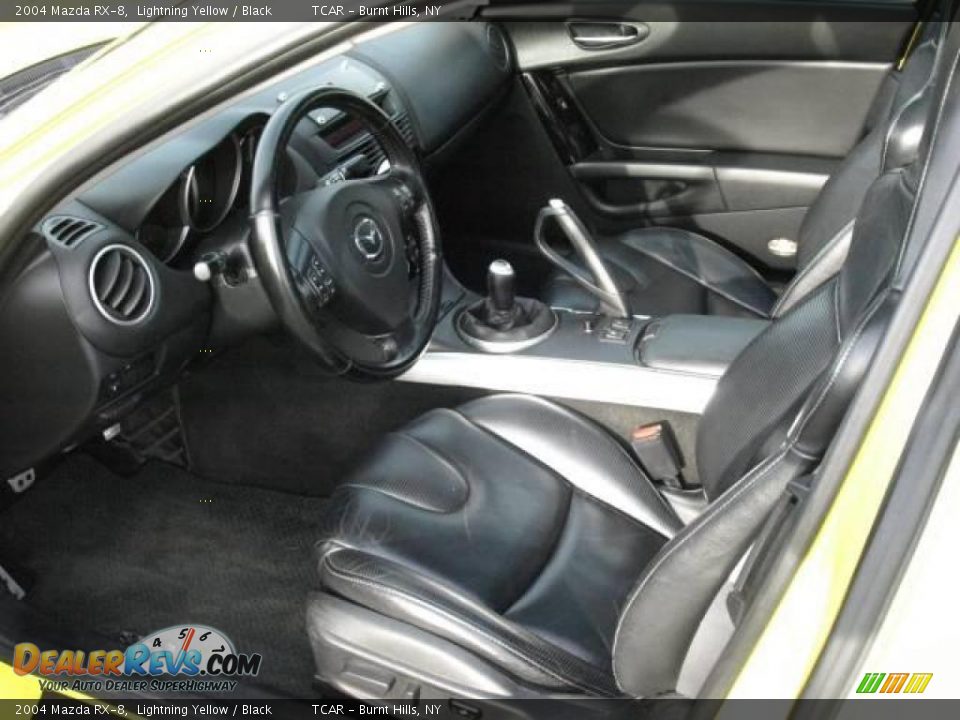 2004 Mazda RX-8 Lightning Yellow / Black Photo #7