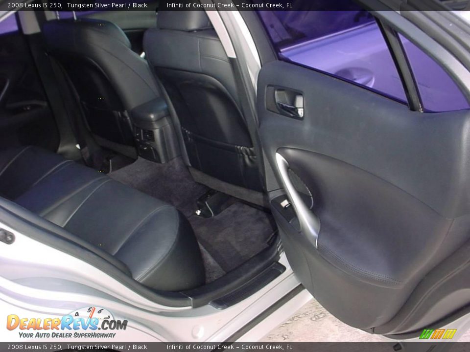 2008 Lexus IS 250 Tungsten Silver Pearl / Black Photo #13