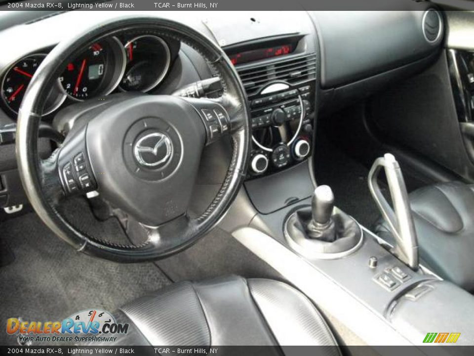 2004 Mazda RX-8 Lightning Yellow / Black Photo #9