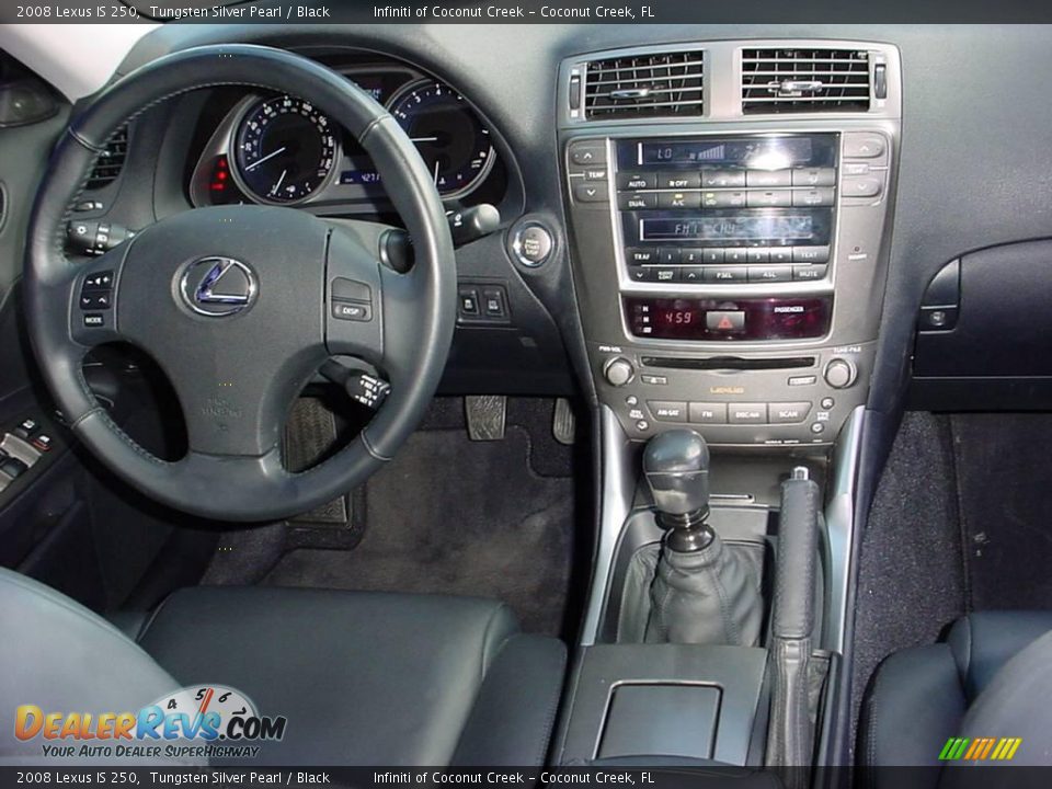 2008 Lexus IS 250 Tungsten Silver Pearl / Black Photo #16