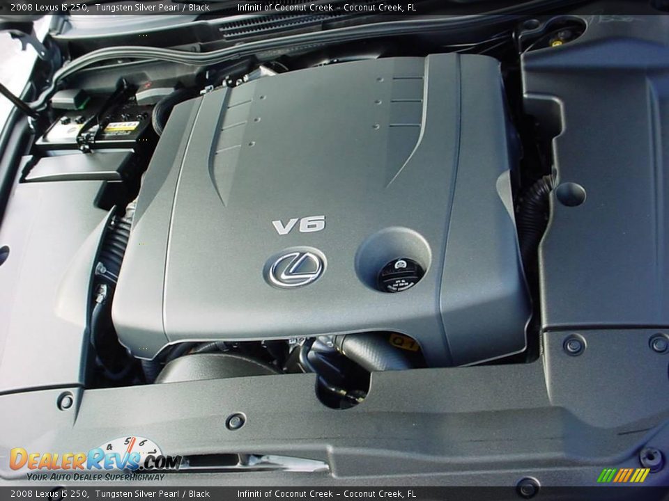 2008 Lexus IS 250 Tungsten Silver Pearl / Black Photo #18