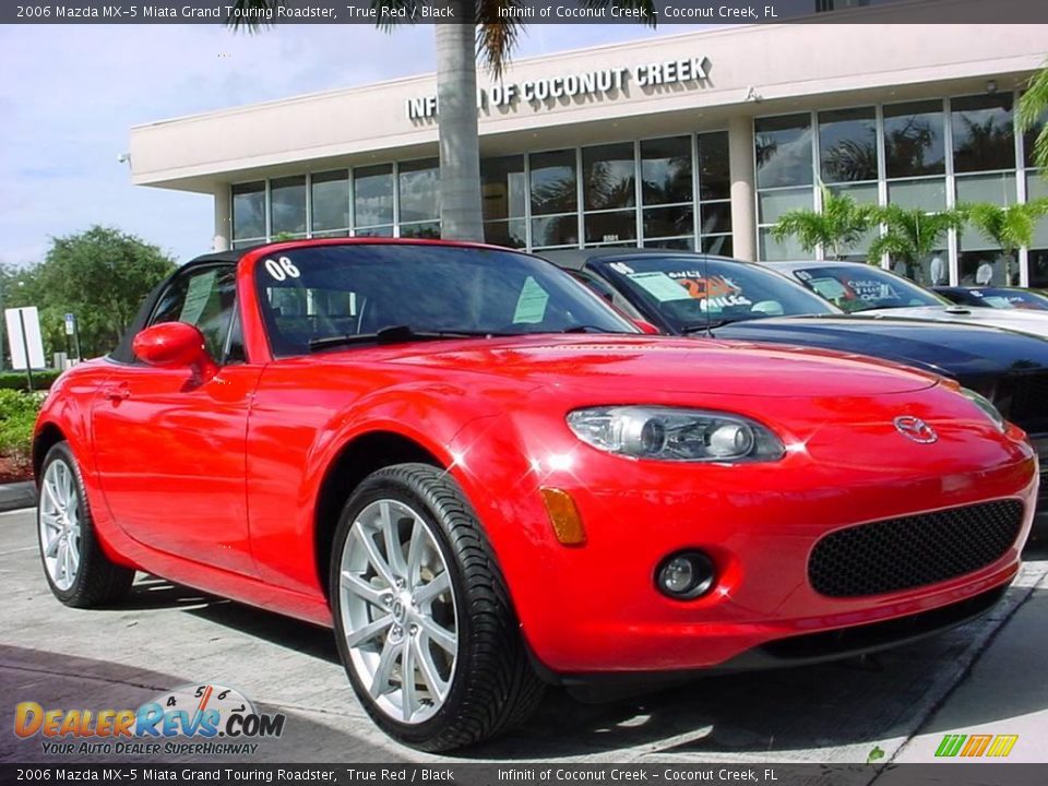 2006 Mazda MX-5 Miata Grand Touring Roadster True Red / Black Photo #1