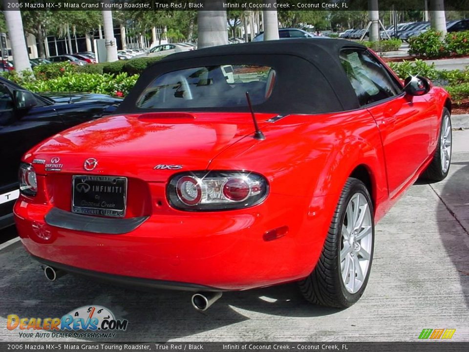 2006 Mazda MX-5 Miata Grand Touring Roadster True Red / Black Photo #3