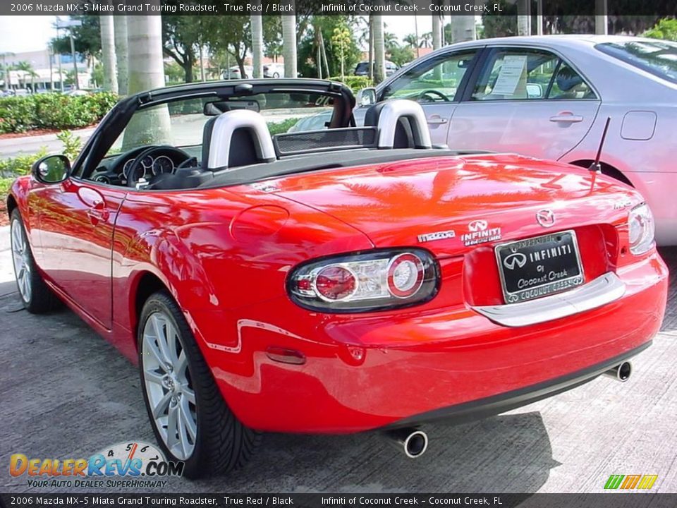 2006 Mazda MX-5 Miata Grand Touring Roadster True Red / Black Photo #6
