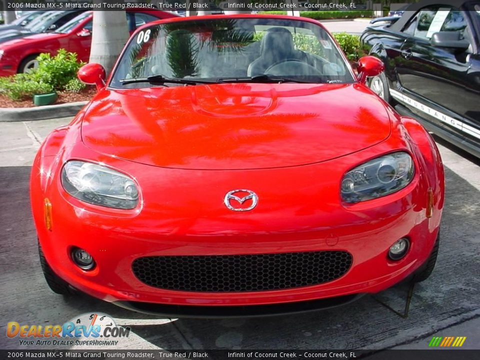 2006 Mazda MX-5 Miata Grand Touring Roadster True Red / Black Photo #9