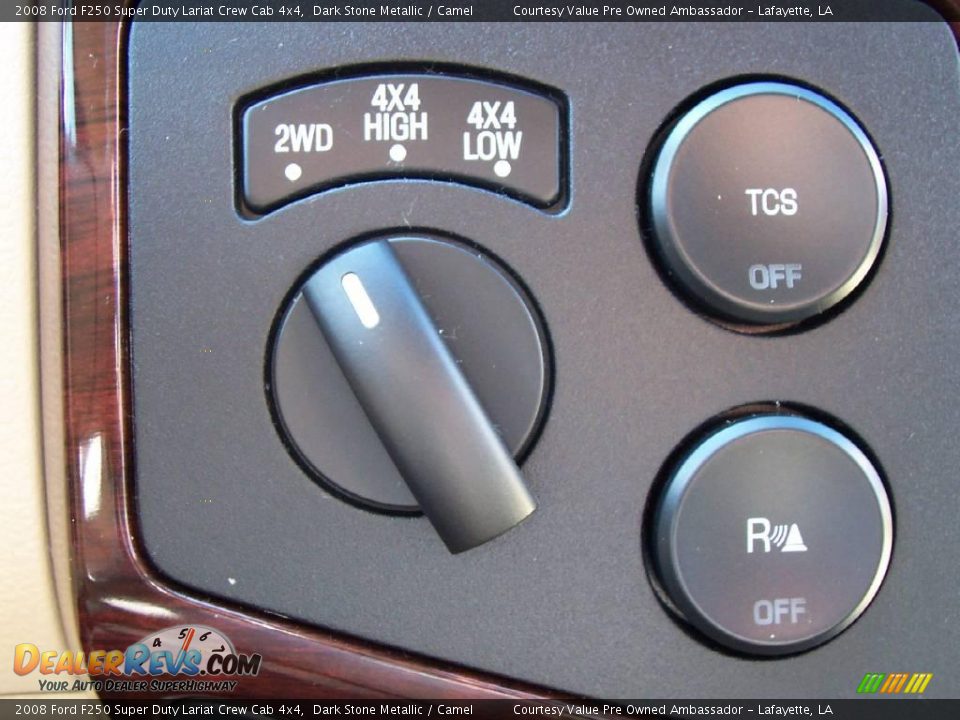 2008 Ford F250 Super Duty Lariat Crew Cab 4x4 Dark Stone Metallic / Camel Photo #16