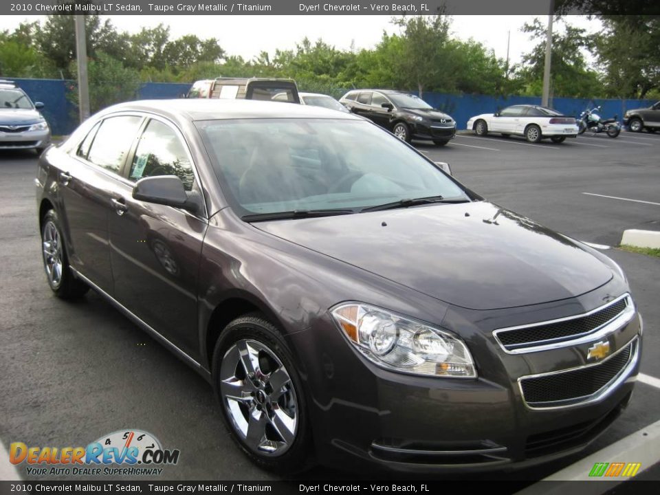 2010 Chevrolet Malibu LT Sedan Taupe Gray Metallic / Titanium Photo #1