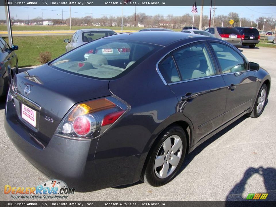 2008 Nissan Altima 2.5 S Dark Slate Metallic / Frost Photo #6