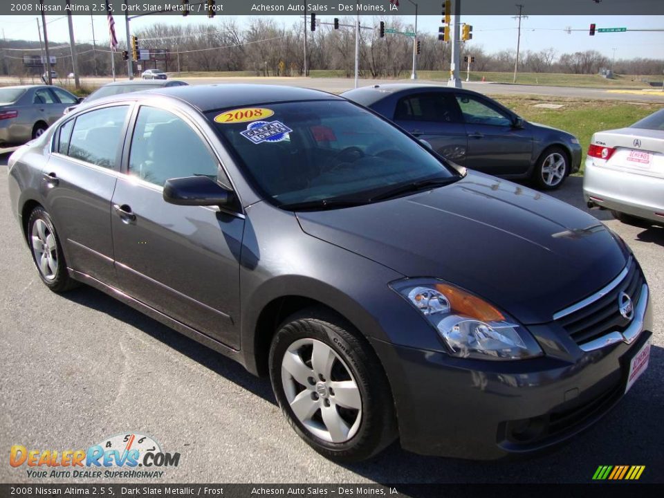 2008 Nissan Altima 2.5 S Dark Slate Metallic / Frost Photo #8