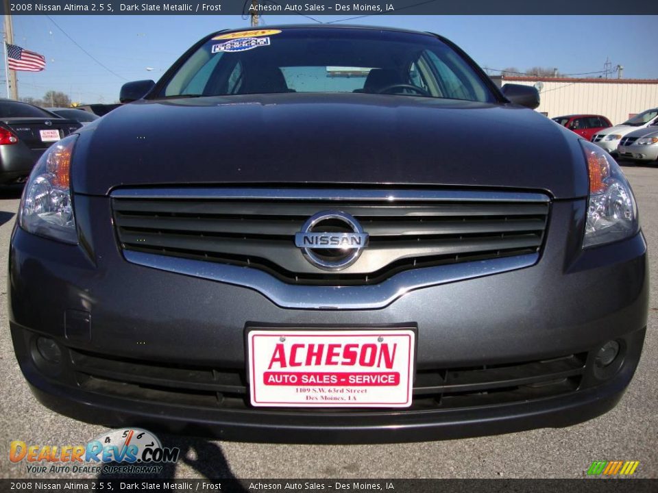 2008 Nissan Altima 2.5 S Dark Slate Metallic / Frost Photo #9