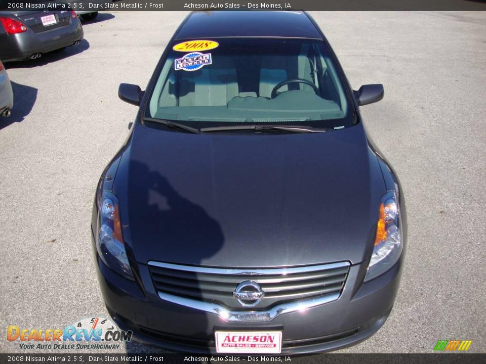 2008 Nissan Altima 2.5 S Dark Slate Metallic / Frost Photo #10