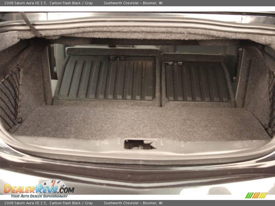 2008 Saturn Aura XE 3.5 Carbon Flash Black / Gray Photo #8