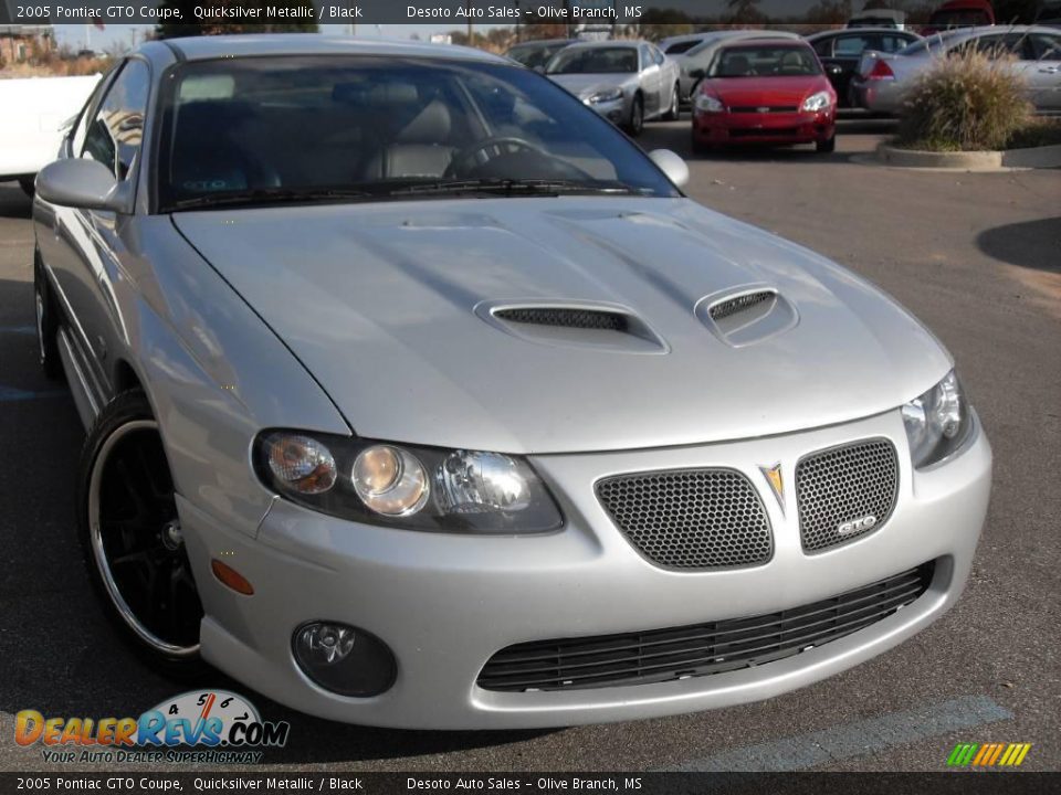 2005 Pontiac GTO Coupe Quicksilver Metallic / Black Photo #4