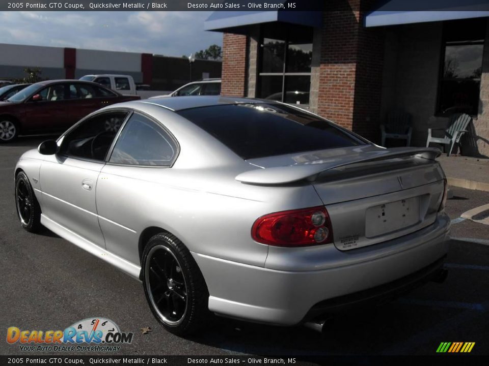 2005 Pontiac GTO Coupe Quicksilver Metallic / Black Photo #8