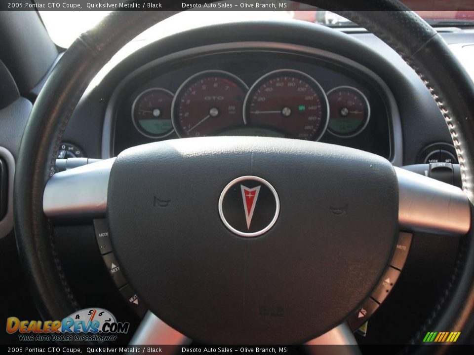 2005 Pontiac GTO Coupe Quicksilver Metallic / Black Photo #10