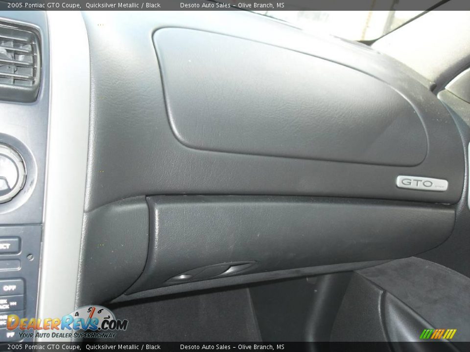 2005 Pontiac GTO Coupe Quicksilver Metallic / Black Photo #12