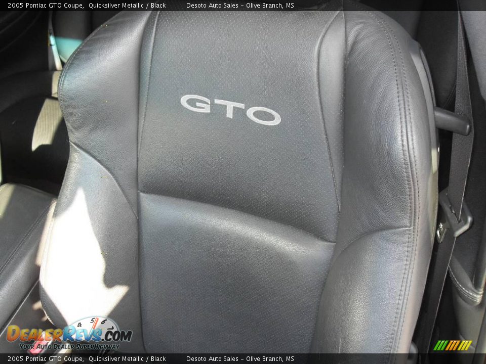 2005 Pontiac GTO Coupe Quicksilver Metallic / Black Photo #17
