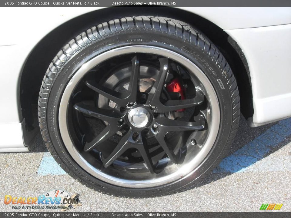 2005 Pontiac GTO Coupe Quicksilver Metallic / Black Photo #18
