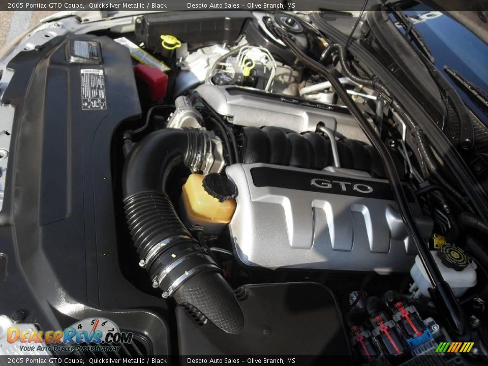 2005 Pontiac GTO Coupe Quicksilver Metallic / Black Photo #21