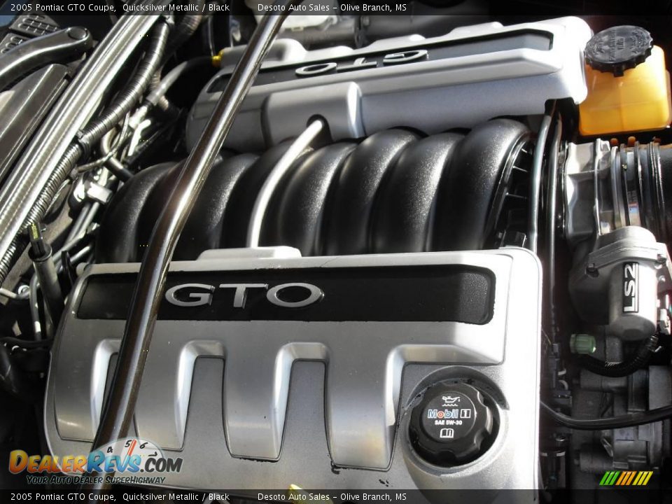 2005 Pontiac GTO Coupe Quicksilver Metallic / Black Photo #22