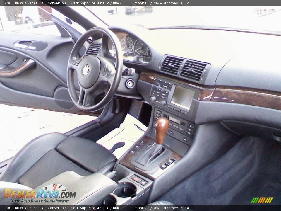 2001 BMW 3 Series 330i Convertible Black Sapphire Metallic / Black Photo #12