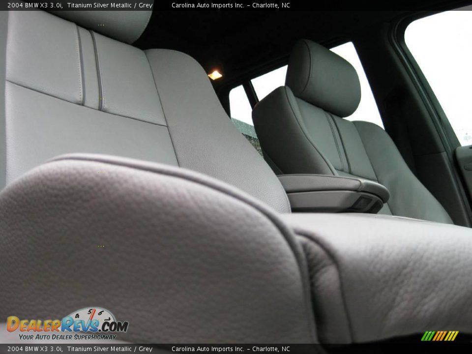 2004 BMW X3 3.0i Titanium Silver Metallic / Grey Photo #21