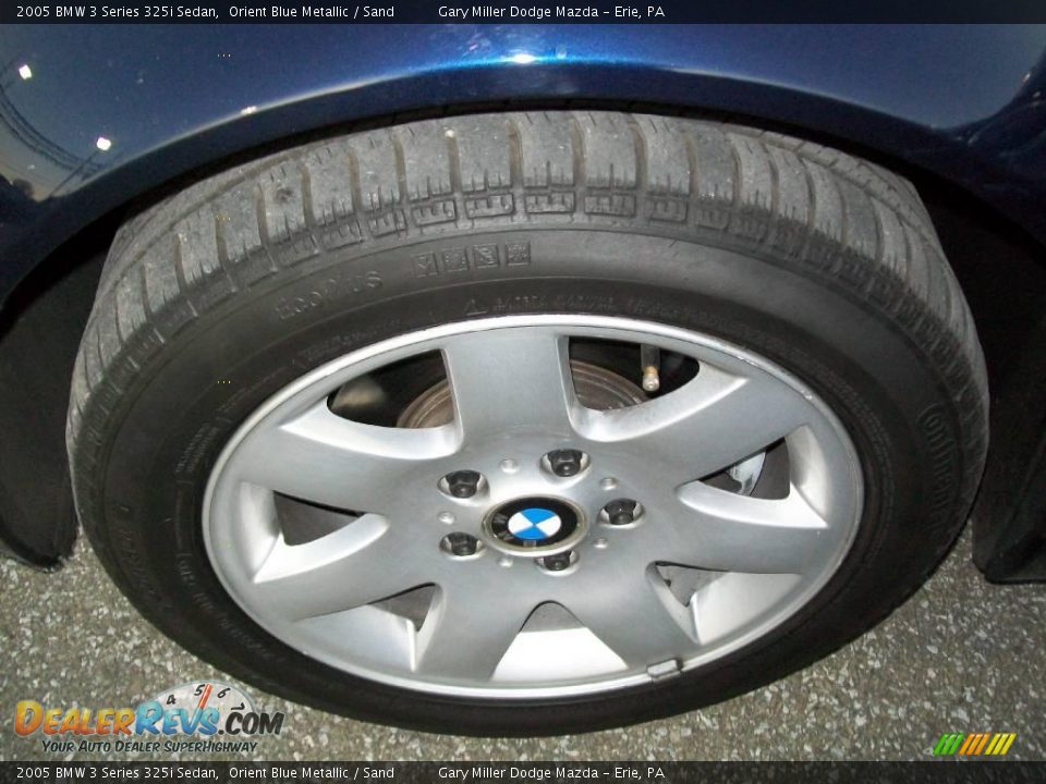 2005 BMW 3 Series 325i Sedan Orient Blue Metallic / Sand Photo #9