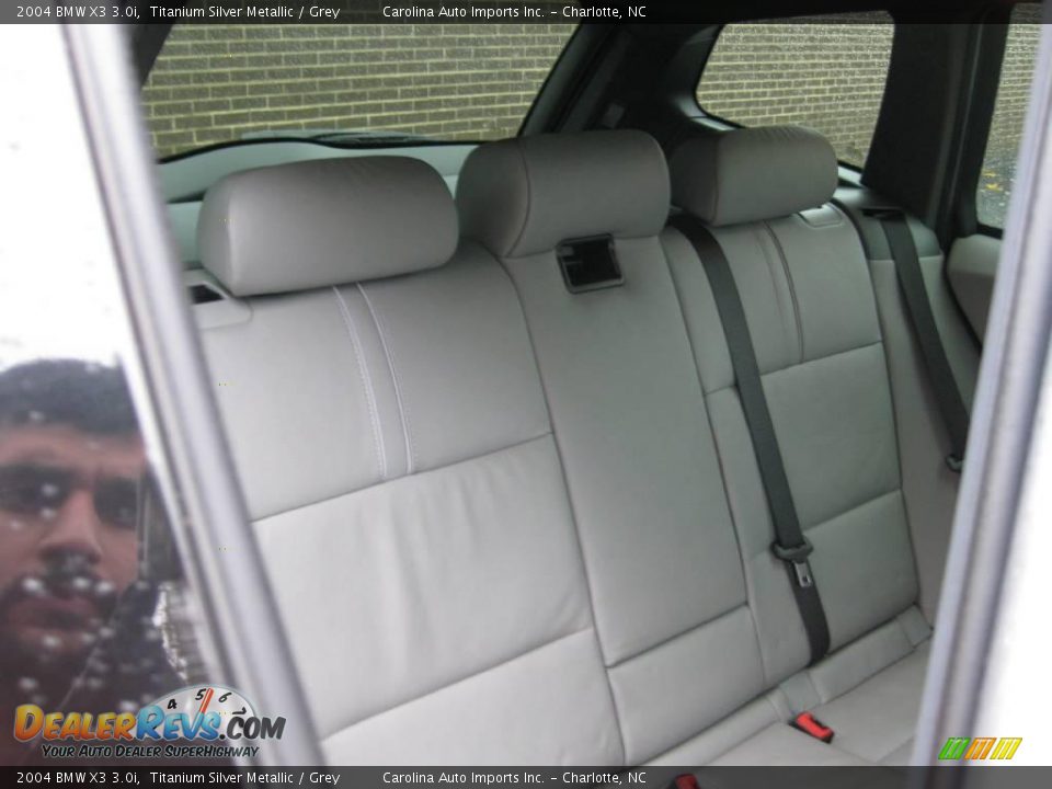 2004 BMW X3 3.0i Titanium Silver Metallic / Grey Photo #23