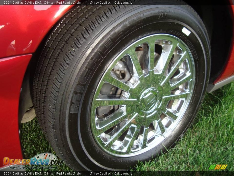 2004 Cadillac DeVille DHS Crimson Red Pearl / Shale Photo #5