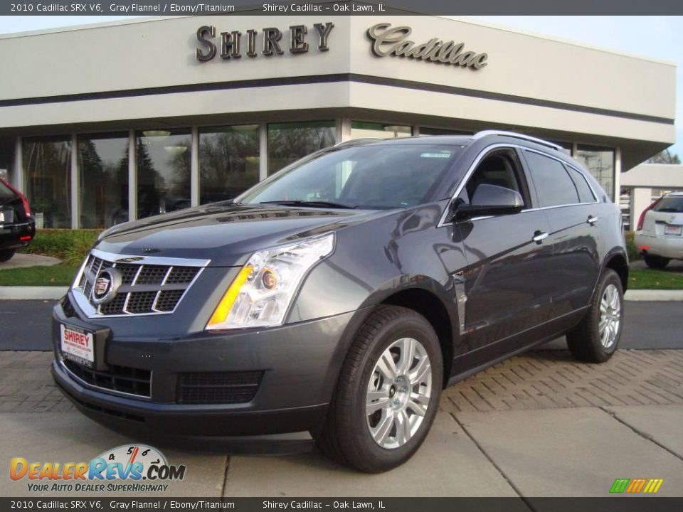2010 Cadillac SRX V6 Gray Flannel / Ebony/Titanium Photo #1