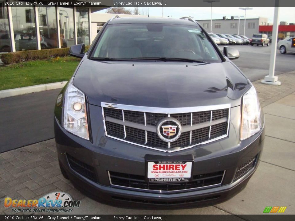 2010 Cadillac SRX V6 Gray Flannel / Ebony/Titanium Photo #2