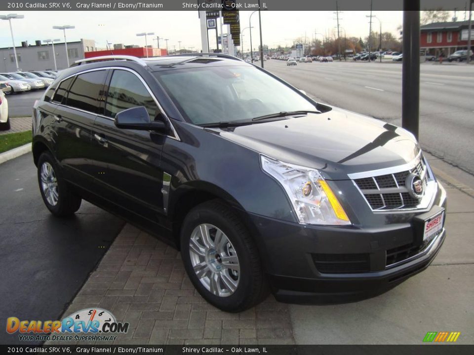 2010 Cadillac SRX V6 Gray Flannel / Ebony/Titanium Photo #3