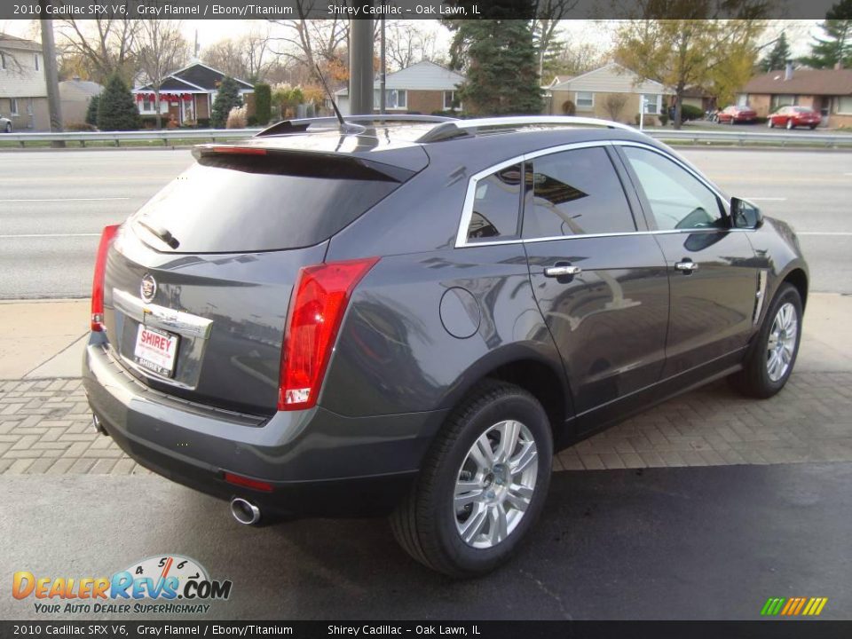 2010 Cadillac SRX V6 Gray Flannel / Ebony/Titanium Photo #4