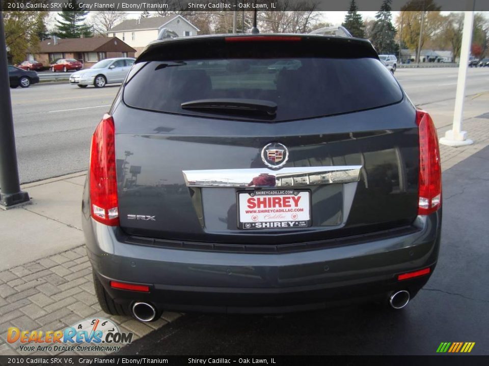 2010 Cadillac SRX V6 Gray Flannel / Ebony/Titanium Photo #5