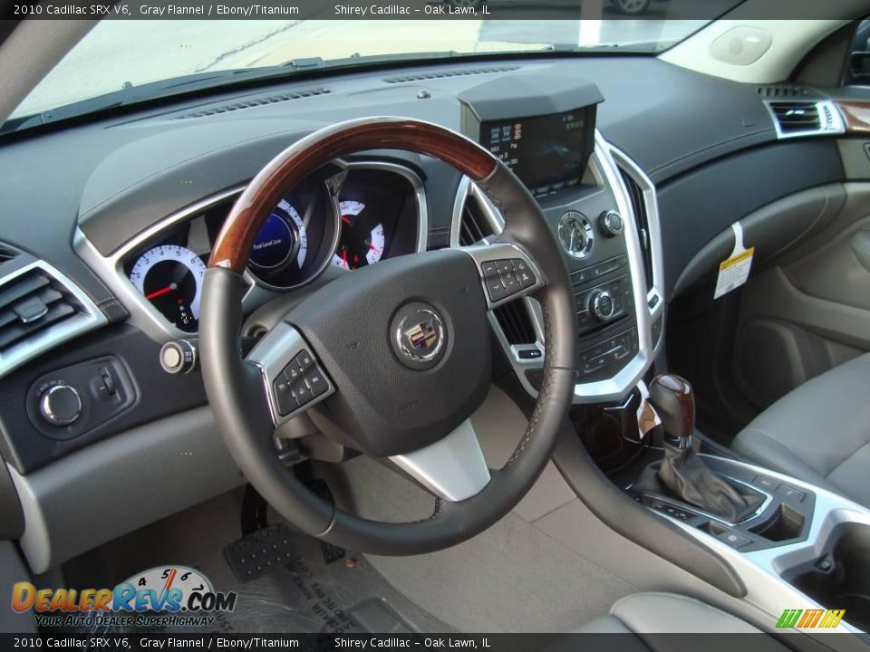2010 Cadillac SRX V6 Gray Flannel / Ebony/Titanium Photo #13